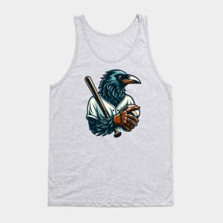 crows play baseball Tank Top